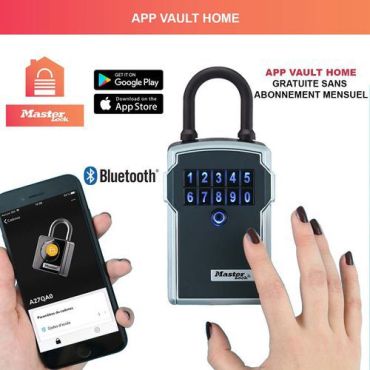 Master lock - Avaimensäilytyslaatikko bluetooth sangan kanssa 5440eurd