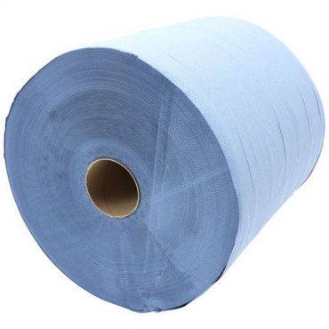Ikatex - Paperipyyhe 3-kerroksinen sininen - 750 arkkia - Teollisuuskäyttöön