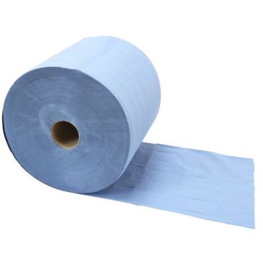 Ikatex - Paperipyyhe 3-kerroksinen sininen - 750 arkkia - Teollisuuskäyttöön