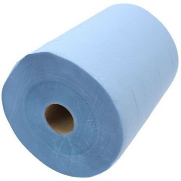 Ikatex - Paperipyyhe sininen 3-kerroksinen - 500 arkkia/rulla - Teollisuuskäyttöön