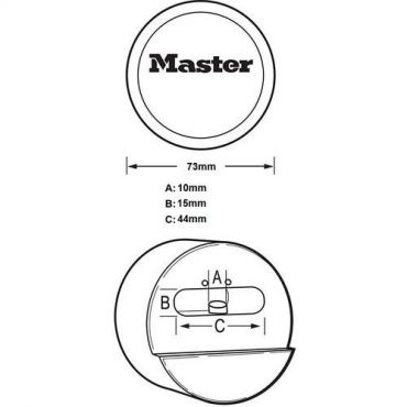 Master lock - Lukko kuljetusajoneuvoon 736eurd