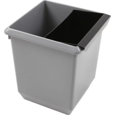 V-part - Muovinen roskakori 21 l harmaa