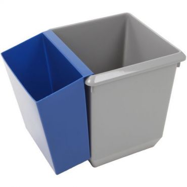 V-part - Muovinen roskakori 21 l harmaa