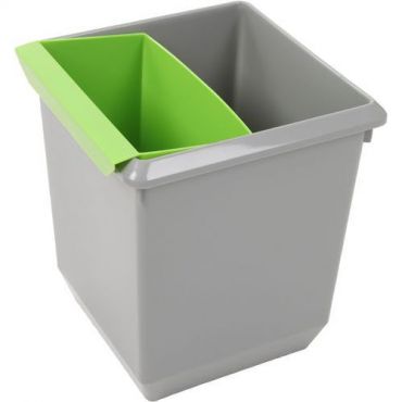 V-part - Muovinen roskakori 21 l harmaa