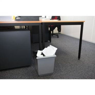 V-part - Muovinen roskakori 21 l harmaa