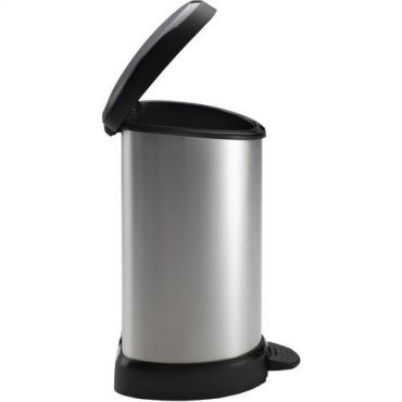 Curver - Decobin-poljinroskakori 20 l hopea/musta