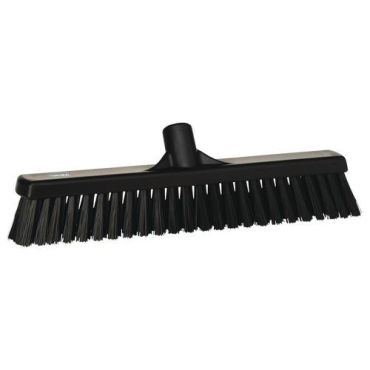 Vikan - Lattiaharja 410 mm - Kovat/pehmeät kuidut musta - Puhdistus- ja huoltolaitteet