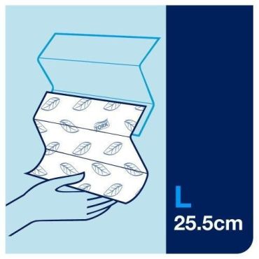Tork - Paperipyyhe moninkertainen pehmeä - 2 kerrosta - 150 arkkia/pakkaus - Valkoinen - H2 Premium - Ympäristöystävällinen