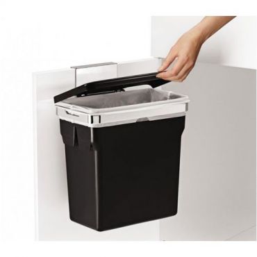Simplehuman - Roskakori kaappiin 10 litraa musta kromi