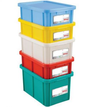 Gilac - Muovilaatikko kansi 595 mm 55 l vihreä