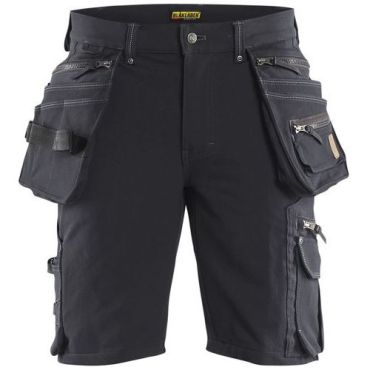 Blaklader - X1900 riipputaskushortsit 4-way stretch - Tummanharmaa/Musta C50 - Polyamidi - Unisex