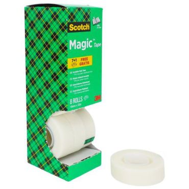 Scotch - Teippi Invisible Magic 33 m x 19 mm - Läpinäkyvä Voimakas tartunta