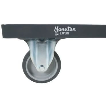 Manutan expert - Vaunu verkkopäädyllä 1286x813 mm 500 kg tpr-pyörät