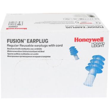 Howard Leight - Korvatulpat Fusion M/L - 50 paria - Uudelleenkäytettävät TPE-tulpat - Melunvaimennus 28 dB