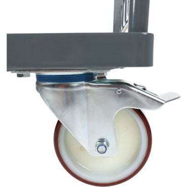 Manutan expert - Vaunu verkkopäädyllä 1083x613 mm 500 kg pu-pyörät