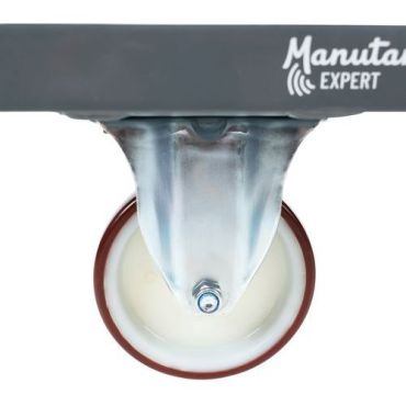 Manutan expert - Vaunu verkkopäädyllä 1083x613 mm 500 kg pu-pyörät