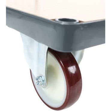 Manutan expert - Vaunu verkkopäädyllä 1083x613 mm 500 kg pu-pyörät
