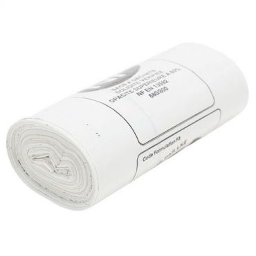 Jetsac - Roskapussi kierrätettävä - ruokajäte - 50l - valkoinen