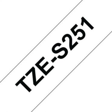 Brother - Brother_tzes 251 ‐teippi 24 mm musta/valkoinen