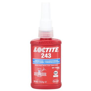 Loctite - Kierrelukite 243 - Keskivahva 50 ml - NSF-sertifioitu läpinäkyvä