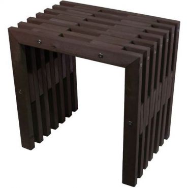Hillerstorp - Penkki d-bench 45 cm sisä- ja ulkokäyttöön musta