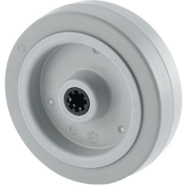 Tente - Elastech-pyörät halkaisija 125 mm. Ufr125x40-ø12