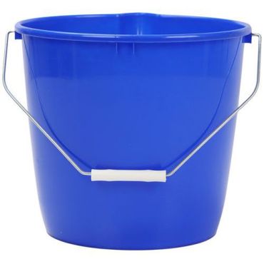 Manutan expert - Muovisanko pyöreä 12 l sininen