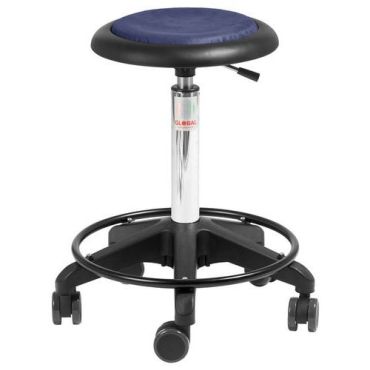 Global Professional Seating - Jakkara Micro-Octopus Korkea - Sininen Mikrokuitu - Säädettävä Korkeus 52-73cm - 110kg
