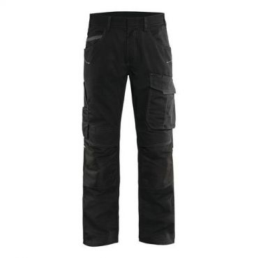 Blaklader - Housut stretch musta/tumman harmaa d136