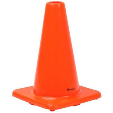 Manutan Expert - Liikennekartio ilman heijastinnauhaa - Oranssi 30 cm korkea PVC