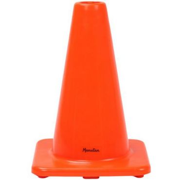 Manutan Expert - Liikennekartio ilman heijastinnauhaa - Oranssi 30 cm korkea PVC