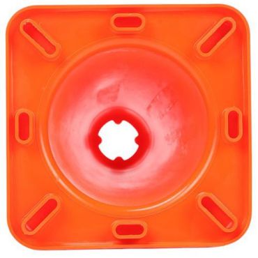 Manutan Expert - Liikennekartio ilman heijastinnauhaa - Oranssi 30 cm korkea PVC