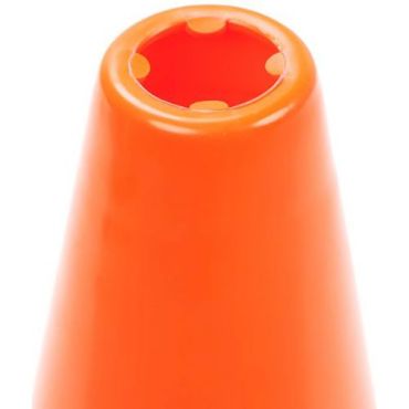 Manutan Expert - Liikennekartio ilman heijastinnauhaa - Oranssi 30 cm korkea PVC