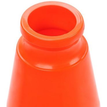 Manutan Expert - Liikennekartio 30 cm - Kierrätetty PVC - Fluoresoiva oranssi