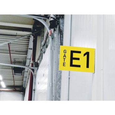 Durable - Käytäväkyltti kuormalavahyllylle itsekiinnittyvä a4 vaaka