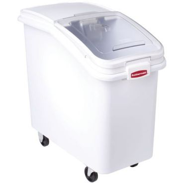 Rubbermaid - Ainesosasäiliö 99 l - Pyörivä säiliö kauhalla - Elintarvikkeiden säilytys
