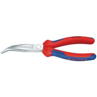 Knipex - Pihdit puolipyöreillä leuoilla 200mm kulmassa - leikkuureunalla - kromattu