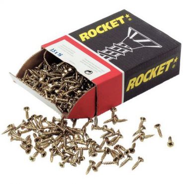 Rocket - Uppokantaiset puuruuvit teräs 5x35