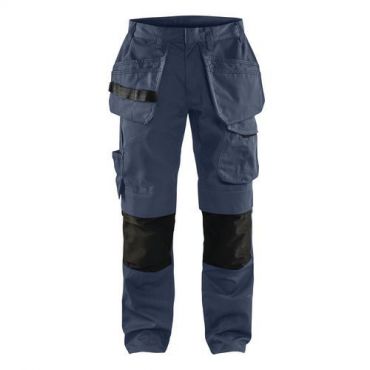Blaklader - Riipputaskuhousut stretch tumma mariininsininen/musta d92
