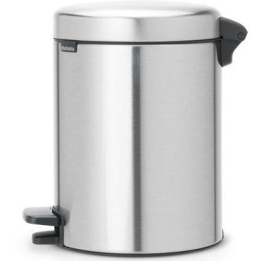 Brabantia - Roskakori polkimella NewIcon 5L matta ruostumatonta terästä - Vaaleanharmaa