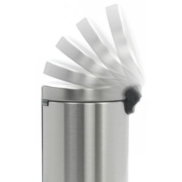 Brabantia - Roskakori polkimella NewIcon 5L matta ruostumatonta terästä - Vaaleanharmaa
