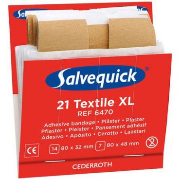 Salvequick - Laastaritäyttö tekstiili 6470