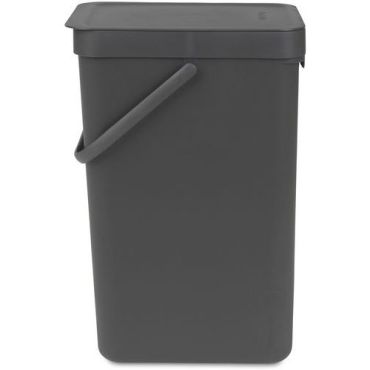 Brabantia - Roskakori Sort&Go 16L - Vihreä - Biojäte - Muovi - Kahva