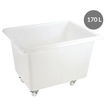 Gilac - Syvä säiliö 170 l - 4 kääntyvää pyörää joista 2 jarrullisia