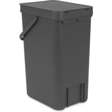 Brabantia - Roskakori Sort&Go 16L - Vihreä - Biojäte - Muovi - Kahva