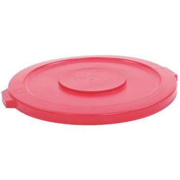 Rubbermaid - Brute pyöreä kansi 121,1L punainen - Kestävä polyeteeni - Jäteastioiden lisävaruste