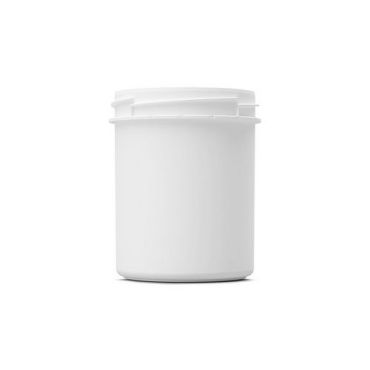 Curtec - Muovipurkki Packo 1,5 L - Valkoinen - HACCP-hyväksytty kierrätettävä