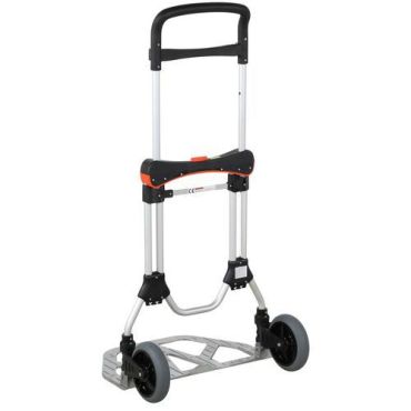 Alumiinikärry H003 - Nokkakärryt 200 kg - Kokoontaitettava umpikumi-pyörät kevyt 10.7 kg