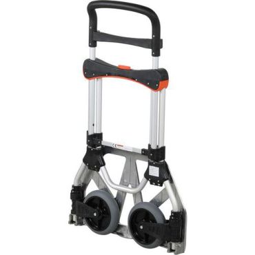 Alumiinikärry H003 - Nokkakärryt 200 kg - Kokoontaitettava umpikumi-pyörät kevyt 10.7 kg