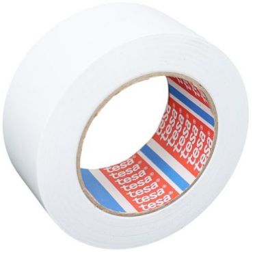 Tesa Tesaflex 4169 vinyyliteippi valkoinen 50mm x 33m - PVC akryyliliima sopii herkille pinnoille